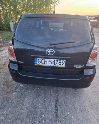 Toyota Corolla Verso cena 17500 przebieg: 233000, rok produkcji 2006 z Chojnice małe 46